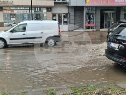 Разград - буря - дъжд