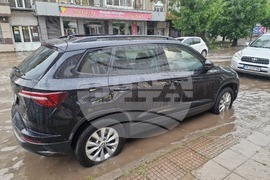 Разград - буря - дъжд