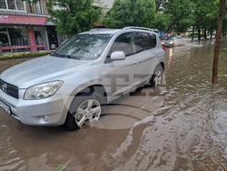 Разград - буря - дъжд