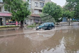 Разград - буря - дъжд