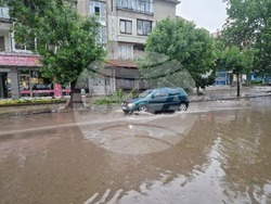 Разград - буря - дъжд