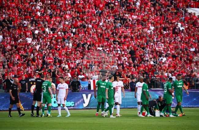 Йоанис Питас и Леандро Годой донесоха успех на ЦСКА над Лудогорец в първи полуфинал за Купата на България, „червените“ получиха два червени картона в края