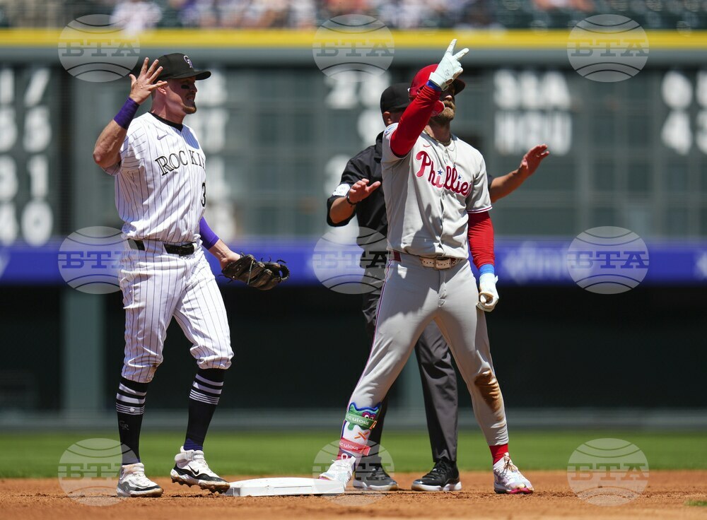 Phillies Rockies Baseball