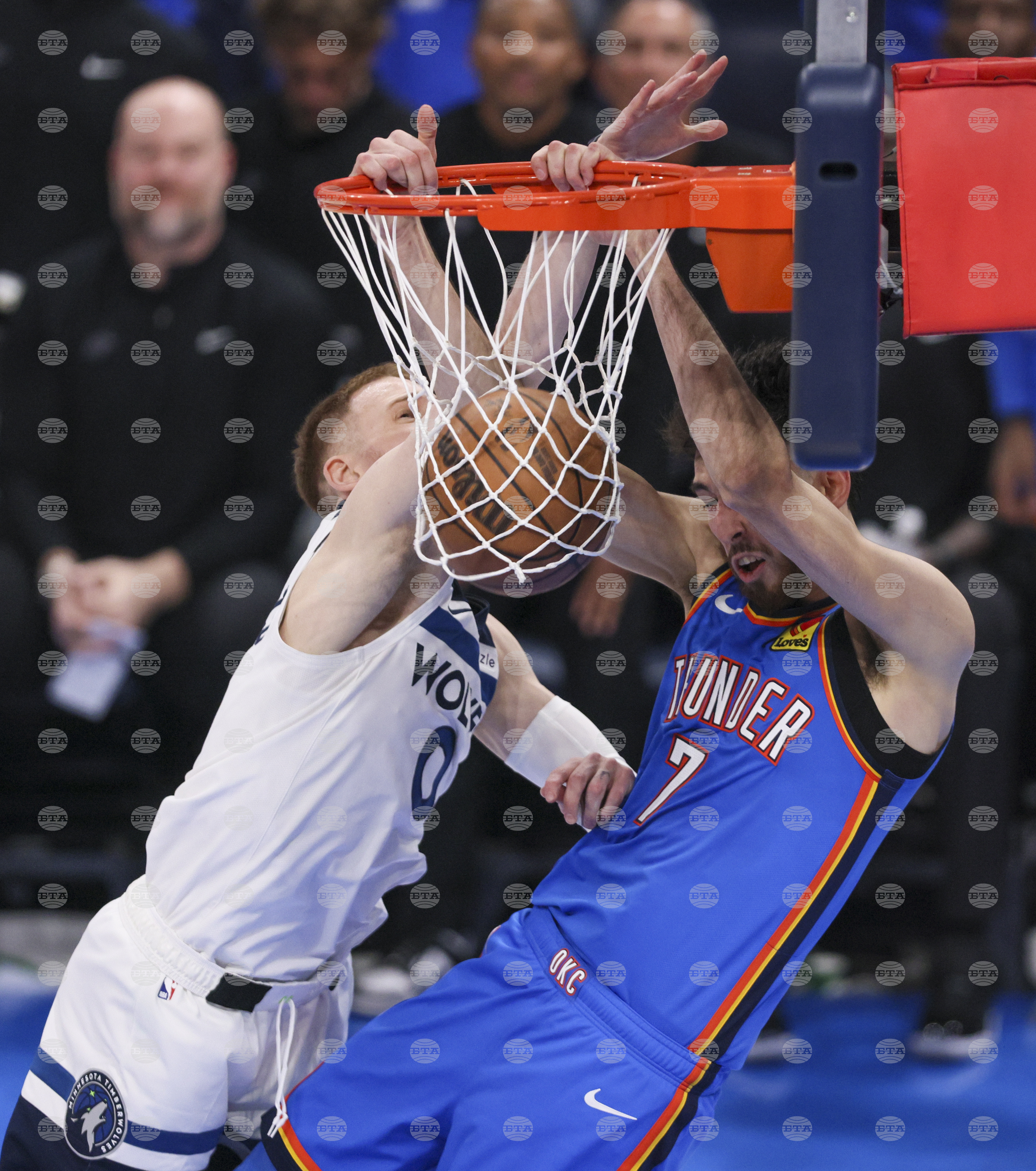 APTOPIX Timberwolves Thunder Basketball