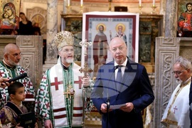 Италия - Ватикана - Росен Желязков - посещение - базиликата „Сан Клементе“ - литурия