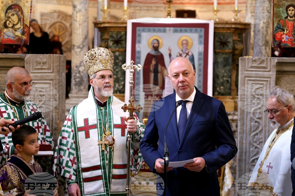 Италия - Ватикана - Росен Желязков - посещение - базиликата „Сан Клементе“ - литурия