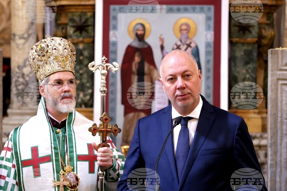 Италия - Ватикана - Росен Желязков - посещение - базиликата „Сан Клементе“ - литурия