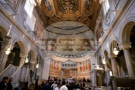 Италия - Ватикана - Росен Желязков - посещение - базиликата „Сан Клементе“ - литурия