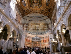 Италия - Ватикана - Росен Желязков - посещение - базиликата „Сан Клементе“ - литурия