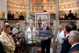 Италия - Ватикана - Росен Желязков - посещение - базиликата „Сан Клементе“ - литурия