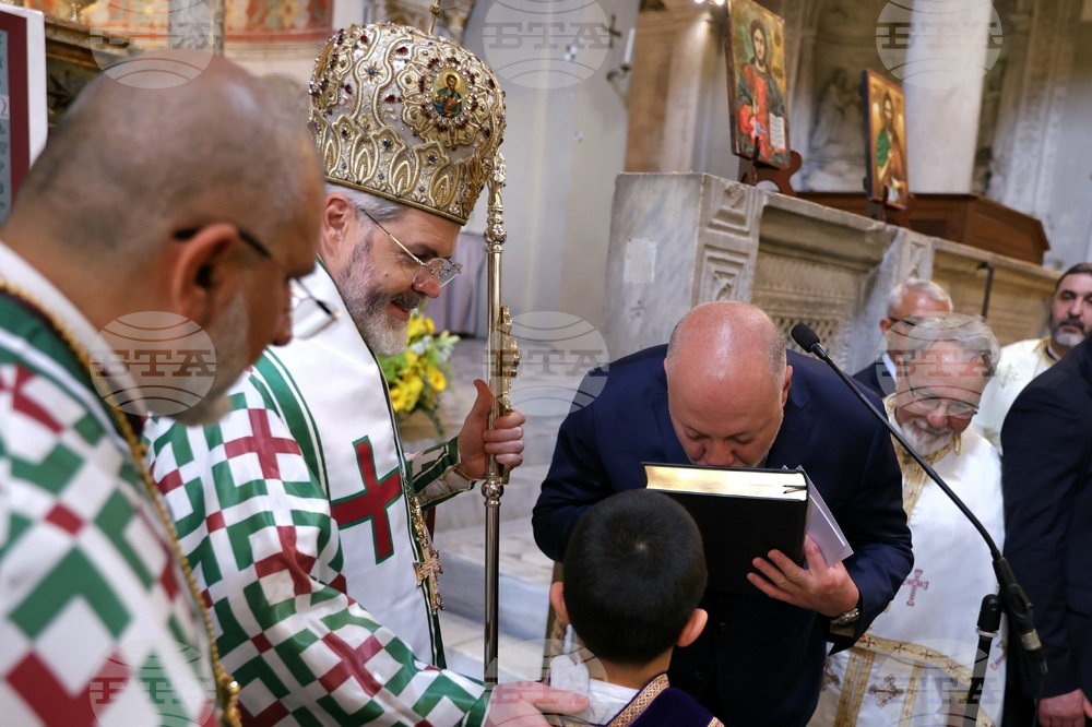 Италия - Ватикана - Росен Желязков - посещение - базиликата „Сан Клементе“ - литурия