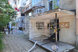 Квартал "Разсадника" - жилищен блок - асансьорна шахта - пожар