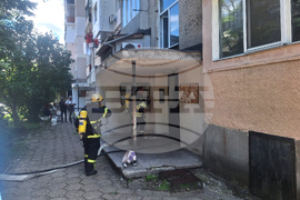 Квартал "Разсадника" - жилищен блок - асансьорна шахта - пожар