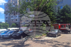 Квартал "Разсадника" - жилищен блок - асансьорна шахта - пожар