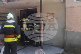 Квартал "Разсадника" - жилищен блок - асансьорна шахта - пожар