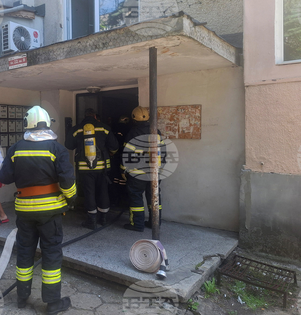 Квартал "Разсадника" - жилищен блок - асансьорна шахта - пожар