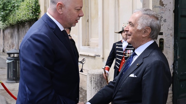 PM Jeliazkov Meets with the Grand Chancellor of the Sovereign Military Order of Malta Riccardo Paternò di Montecupo