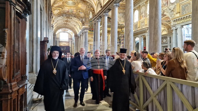 Италия - Росен Желязков - посещение - базиликата „Санта Мария Маджоре“