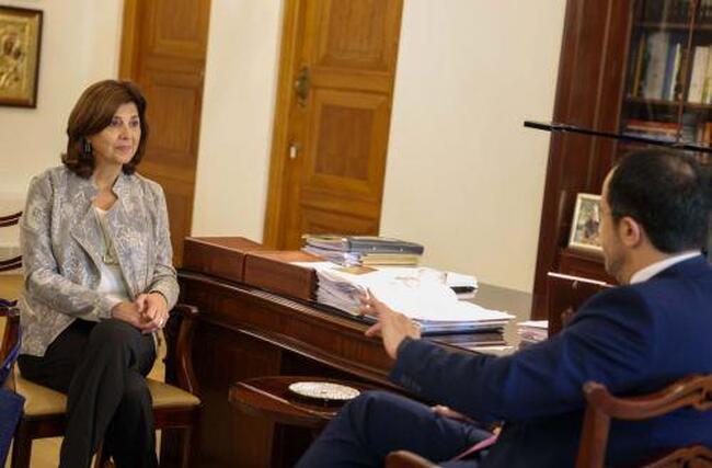 КНА: Личният пратеник на генералния секретар на ООН за Кипър Мария Анхела Олгин Куеляр пристига тази вечер на острова