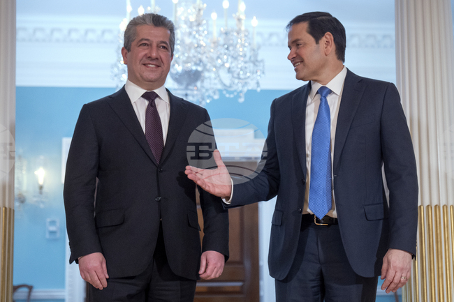 Рубио проведе телефонен разговор с лидера на Иракски Кюрдистан