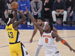 Pacers Knicks Basketball