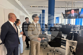 БТА - Двадесета Световна среща на българските медии - разглеждане на сградата на БТА