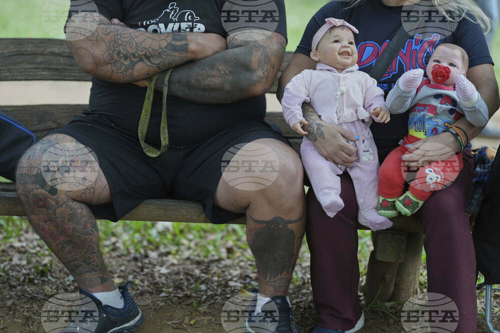 APTOPIX Brazil Reborn Babydolls