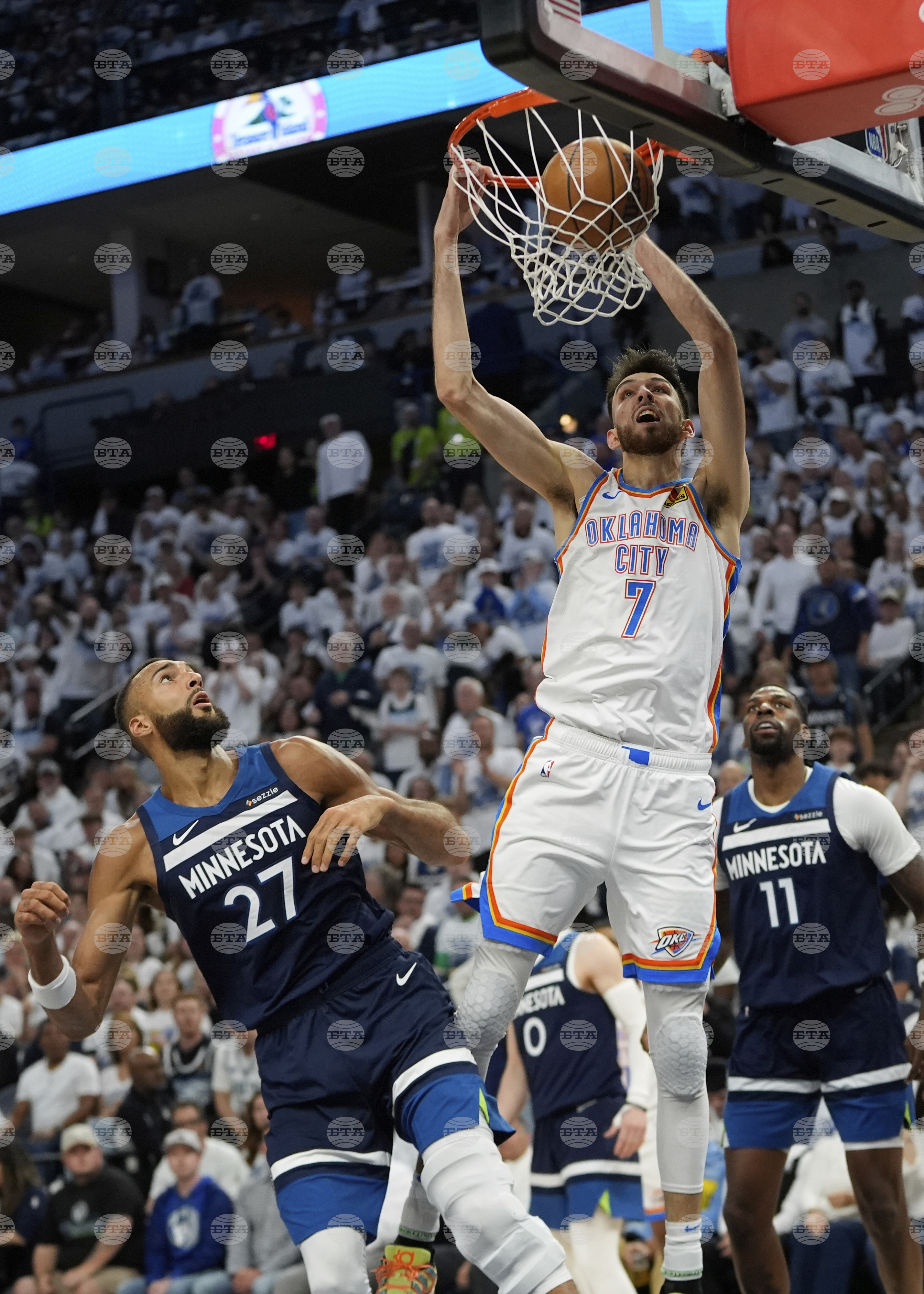 Thunder Timberwolves Basketball