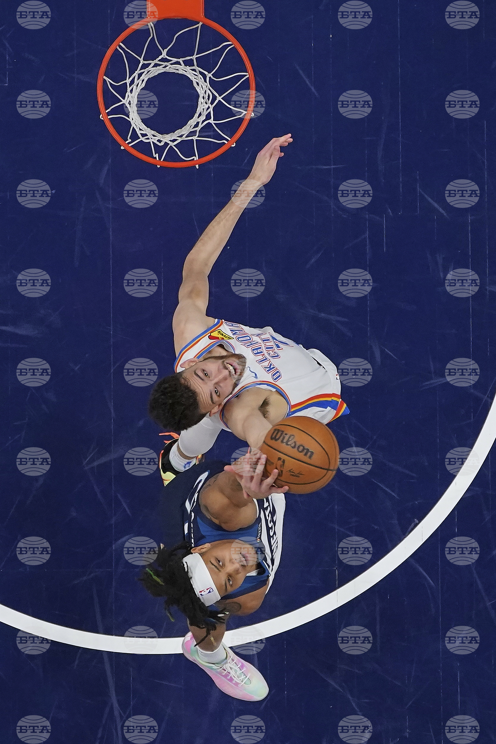 Thunder Timberwolves Basketball