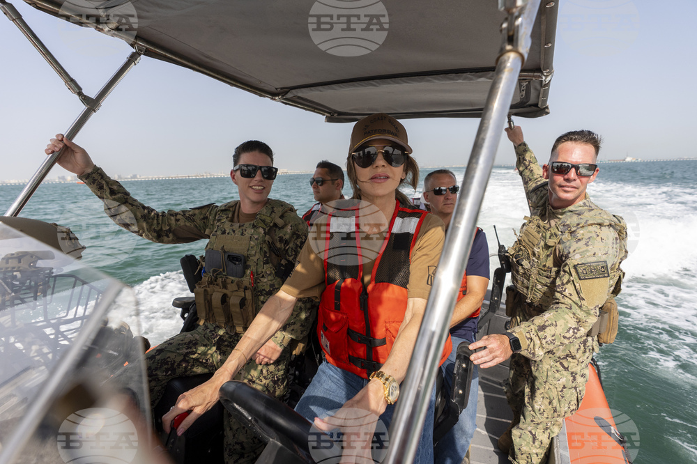 APTOPIX Bahrain US Noem