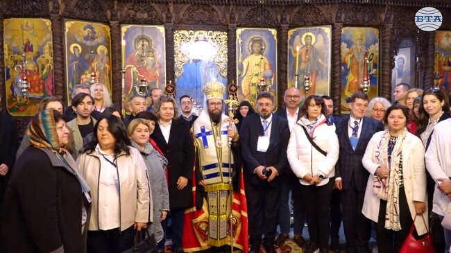 Видинският митрополит Пахомий отслужи в Клисурския манастир молебен за благоденствие на българските медии по света