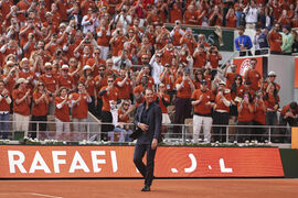 French Open Nadal Ceremony