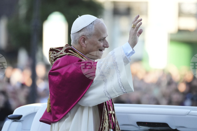 Папа Лъв XIV завърши церемониите по възкачването си на епископския престол в Рим