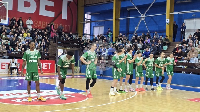 Балкан победи Левски за петата си победа в Националната баскетболна лига