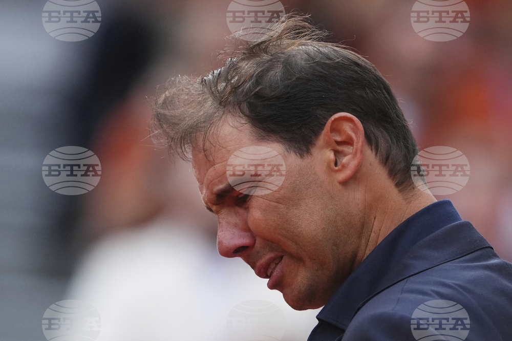 APTOPIX French Open Nadal Ceremony