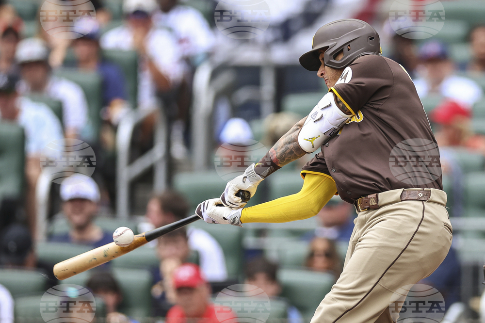 Padres Braves Baseball