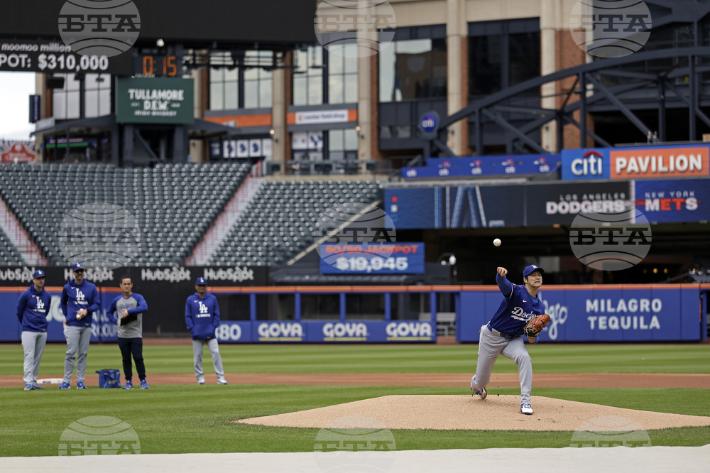 Dodgers Mets Baseball