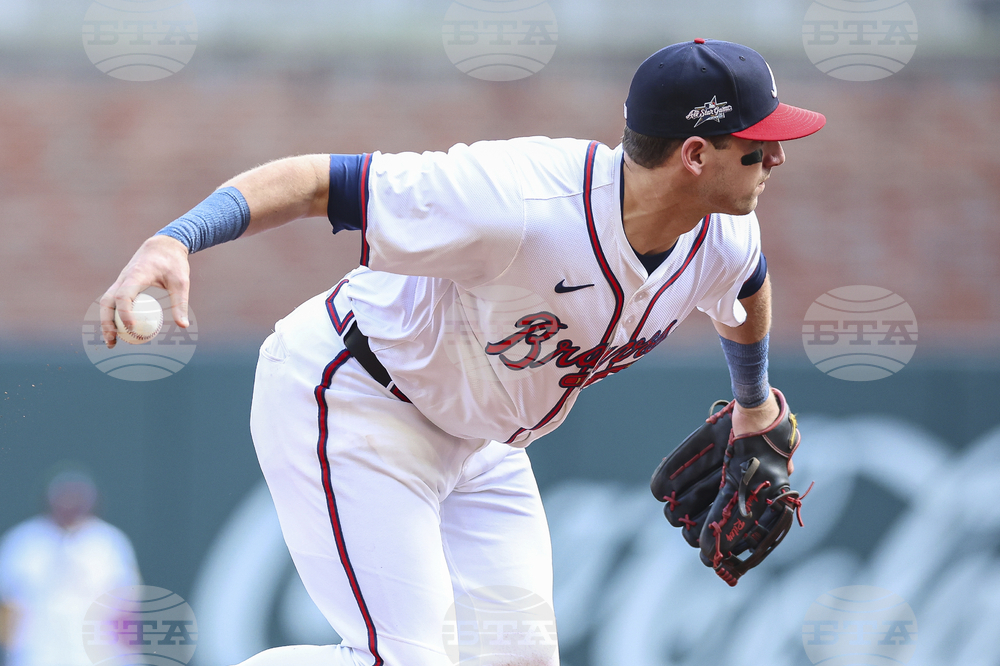 Padres Braves Baseball