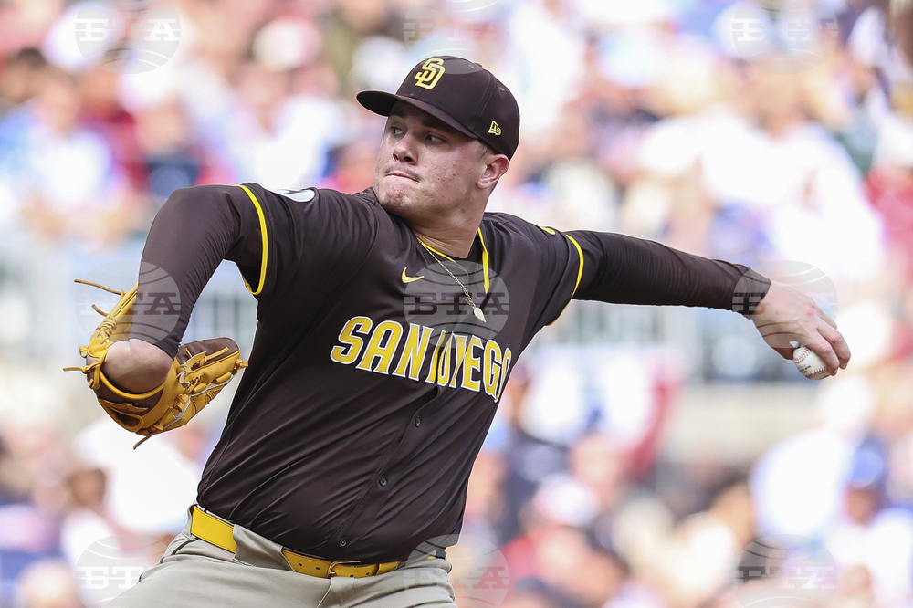 Padres Braves Baseball