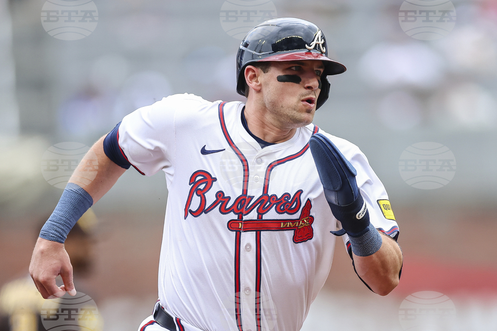 Padres Braves Baseball