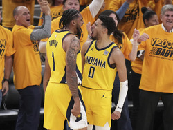 APTOPIX Knicks Pacers Basketball