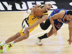 APTOPIX Knicks Pacers Basketball