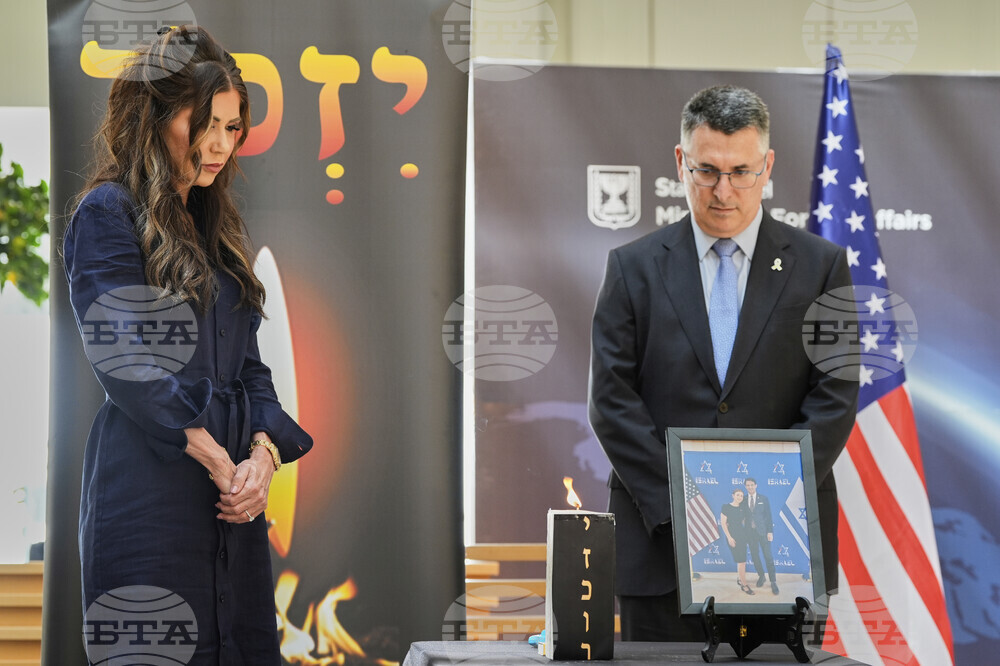 APTOPIX Israel US Noem