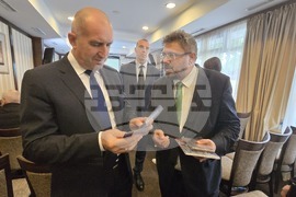 Вършец - БТА - Двадесета Световна среща на българските медии - Румен Радев - Кирил Вълчев