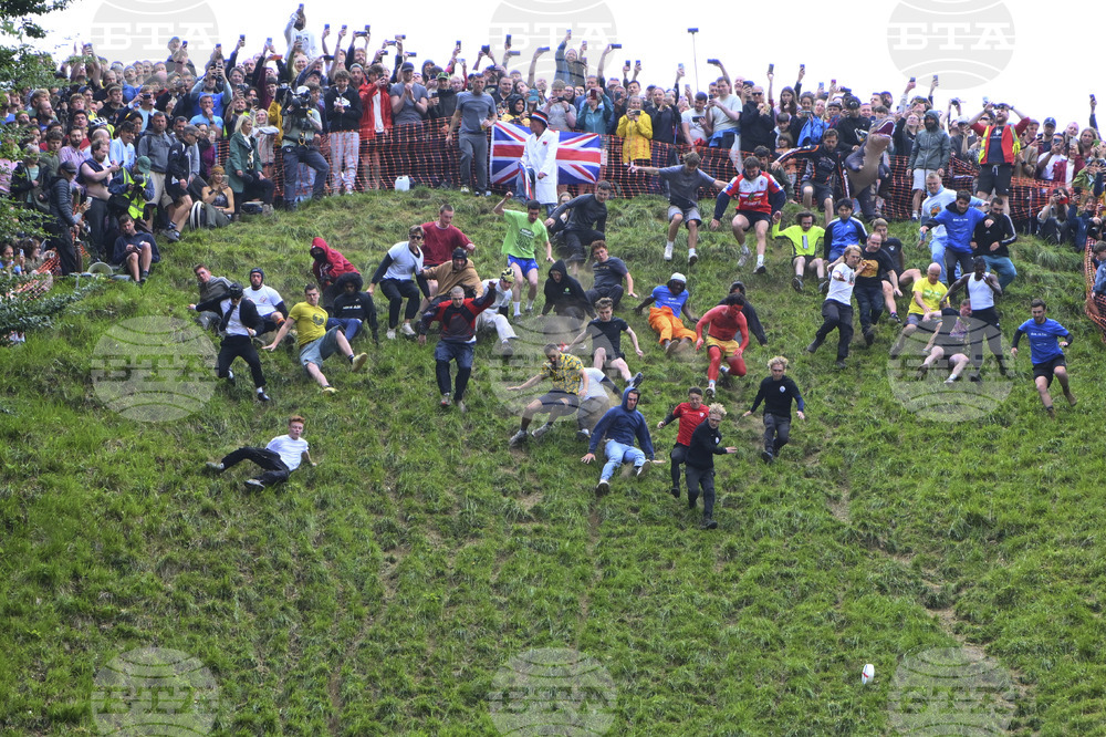 Britain Cheese Rolling