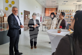 Село Маноле - южнокорейски журналисти - посещение