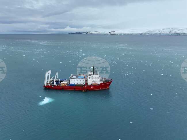 Day 50 - Antarctica - First Stage of Unloading at Livingston Island Bulgarian Antarctic Base Completed