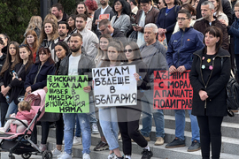 Стара Загора - медици - протест
