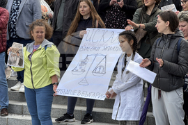 Стара Загора - медици - протест