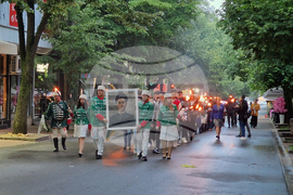 Шумен - Панайот Волов - факелно шествие 